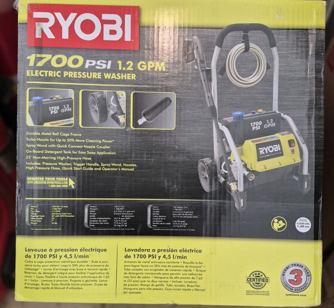 Robin 1700 PSI 1.2 GPM Pressure Washer