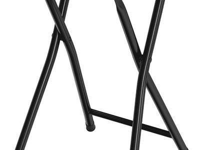Brand New Compact, lightweight folding stool with 225lb capacity and easy-clean padded cushion
