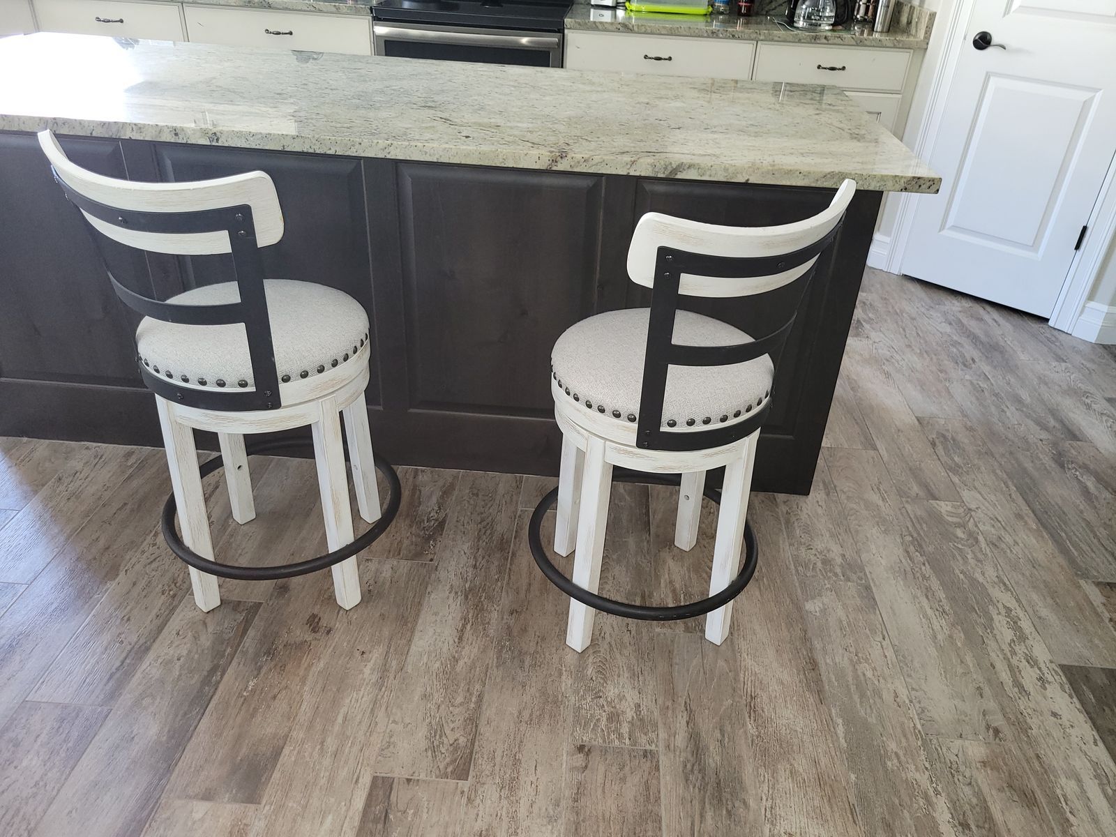 A pretty  pair of Bar stools