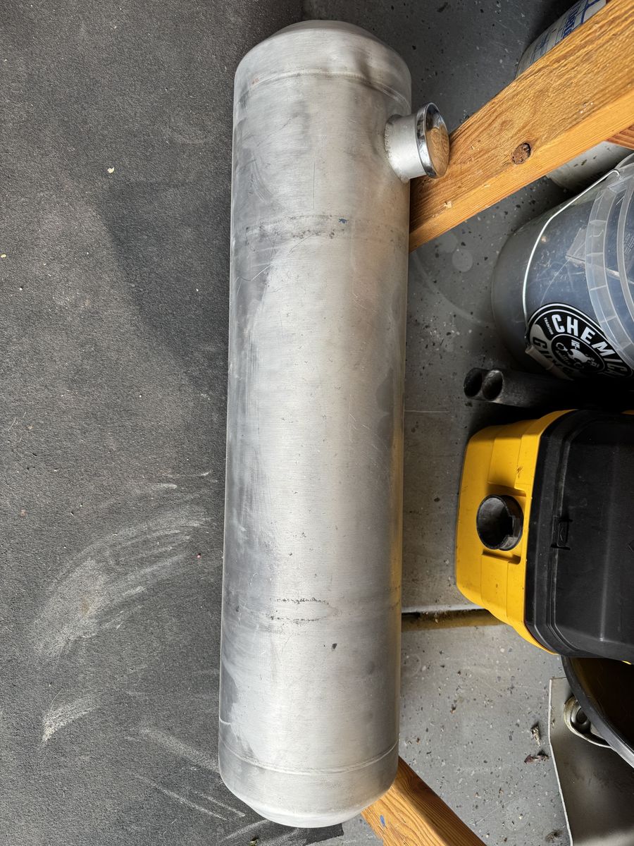 Aluminum Fuel Tank 33” x 8” – ~7 Gallon – Dune Buggy / Sand Rail / Hot Rod