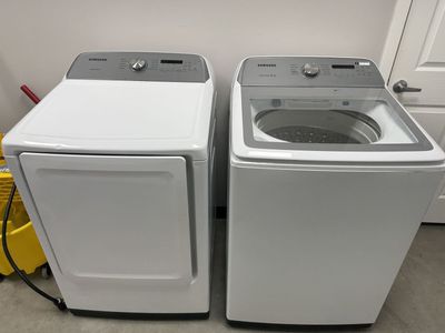Samsung washer and electric dryer