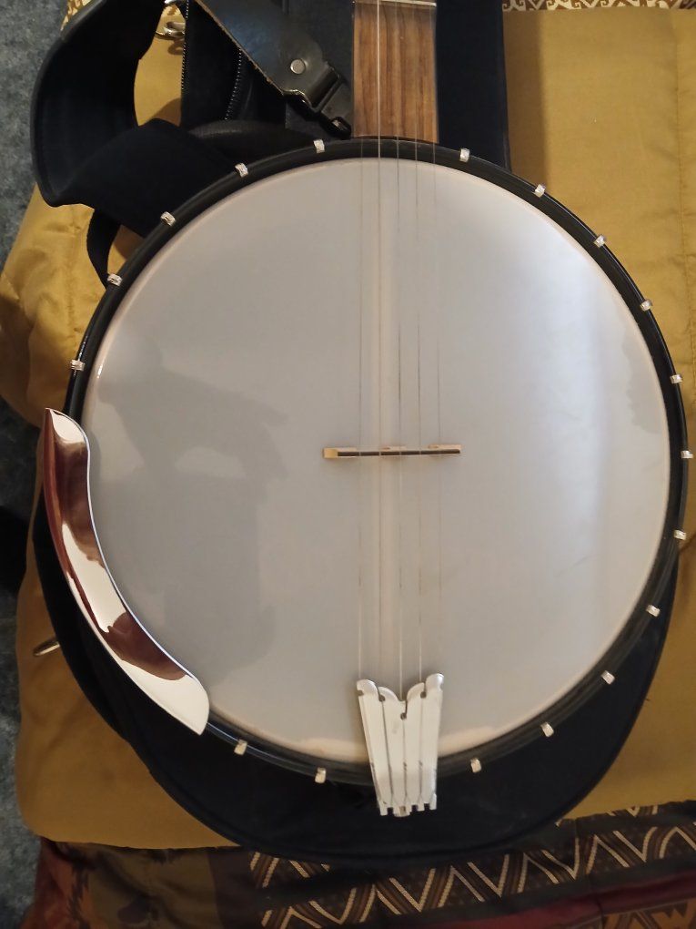 Gold Tone HOAB 5 string 13 inch pot openback folk banjo with Deluxe padded Gold Tone gig bag