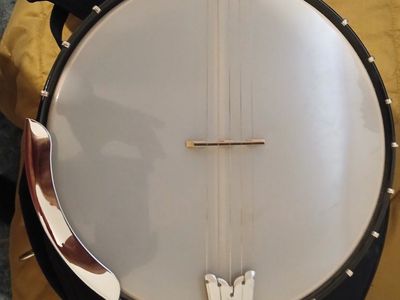 Gold Tone HOAB 5 string 13 inch pot openback folk banjo with Deluxe padded Gold Tone gig bag