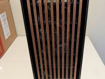 Fractal Design North Mid Tower PC Case - Charcoal Black Real Walnut Front - Dark Tint Glass - ATX