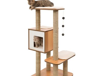 Catit Vesper High Base Cat Tree, Walnut 1559112 #84037