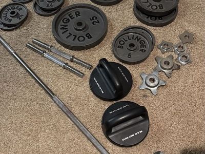 Curl Bar with Weight sets