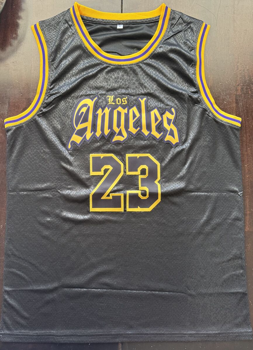 LeBron James BLACK Jersey (NEW) LA Lakers (Men’s Large)