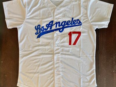 Shohei Ohtani (NEW) White LA Dodgers Jersey #17 (Adult Medium & Large)