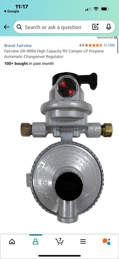 Fairview Propane Regulator