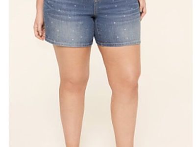 Lane Bryant Bling DenimShorts 18