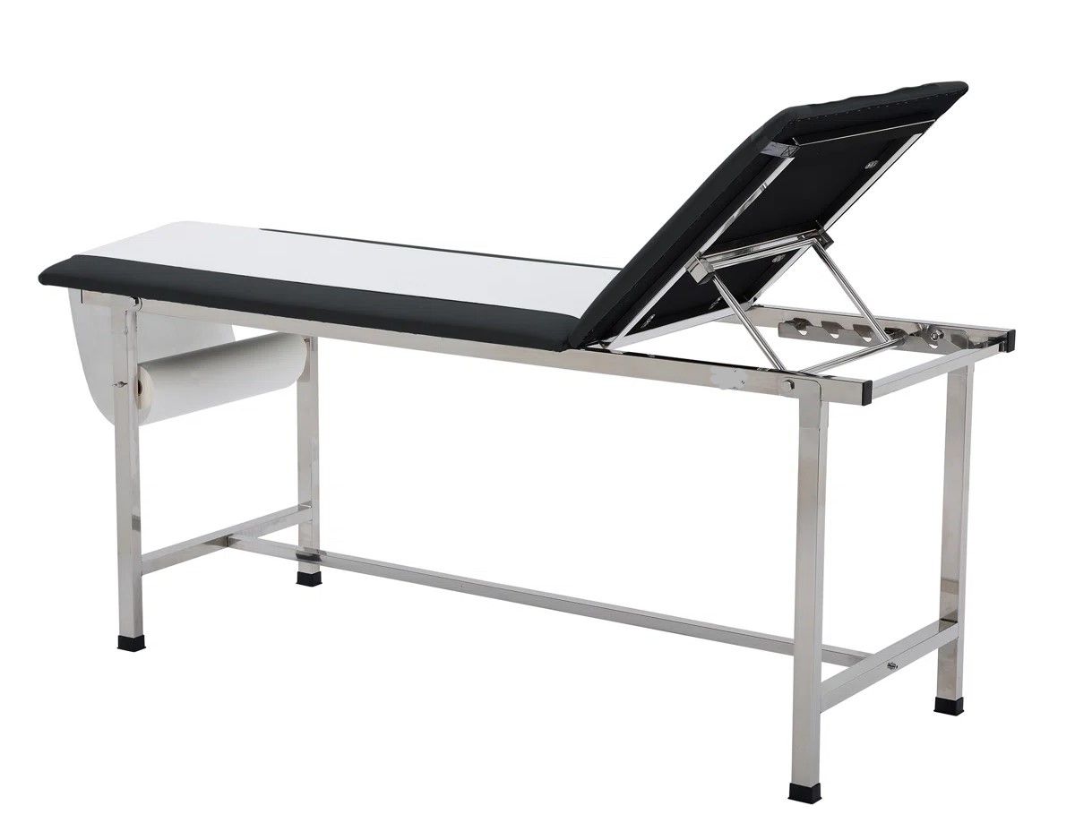 Adjustable Table with Paper Dispenser by - AdirMed