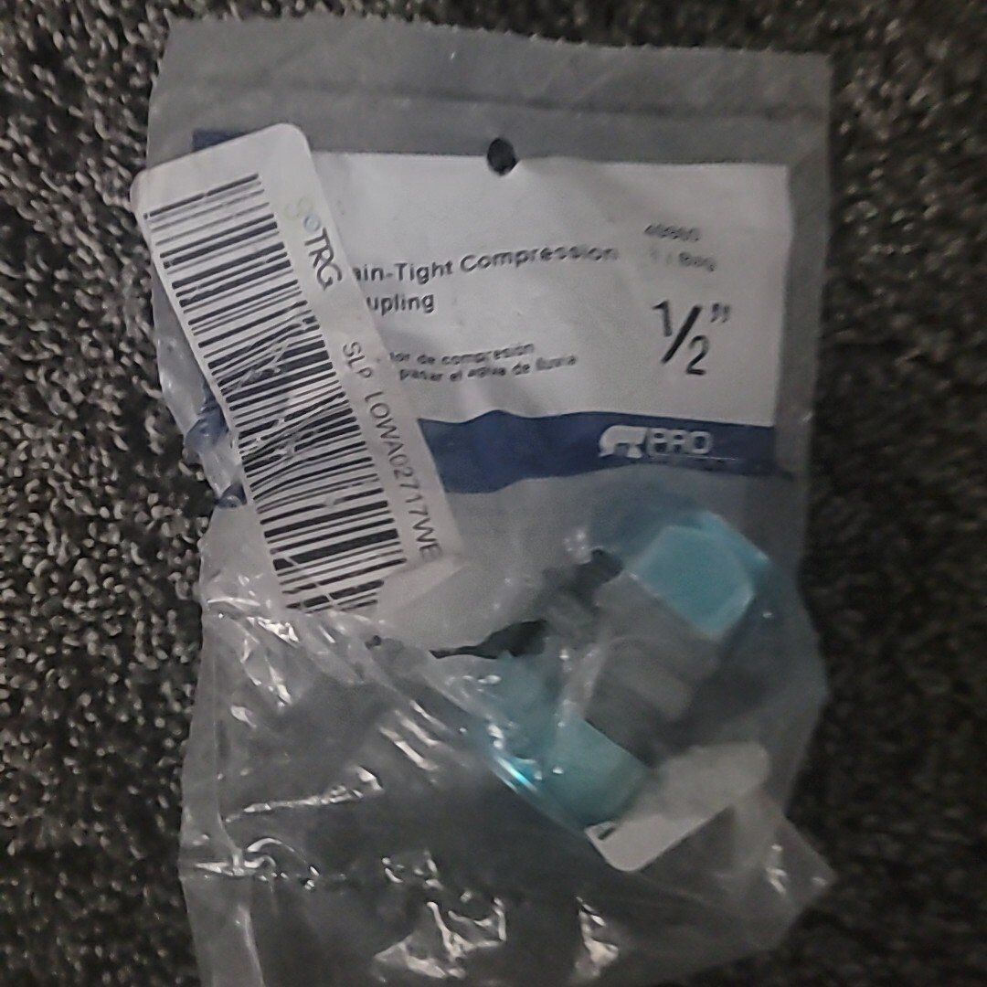 1/2" compression coupler