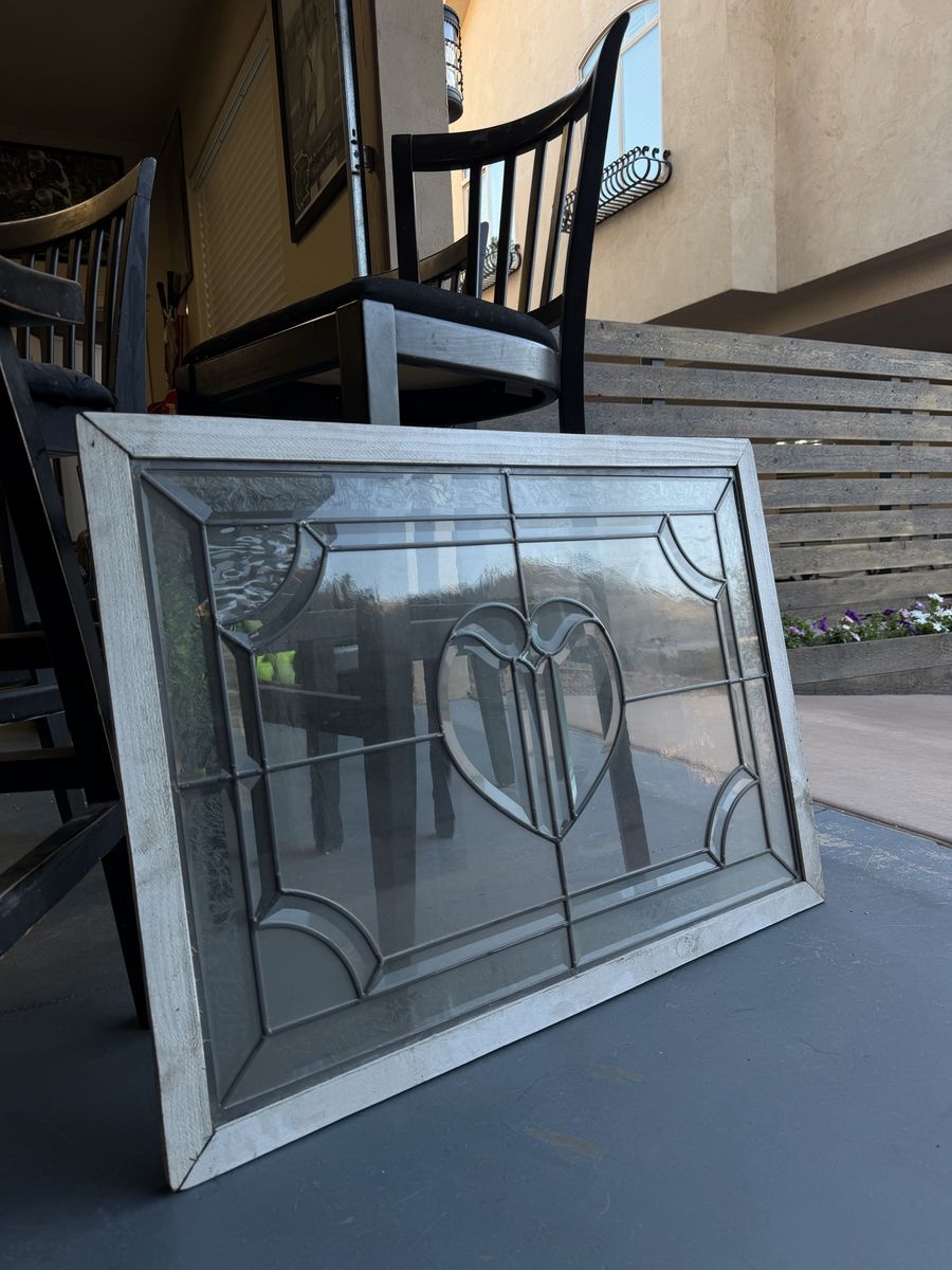 Heart-Shaped Stained Glass Art Piece – Great DIY Project