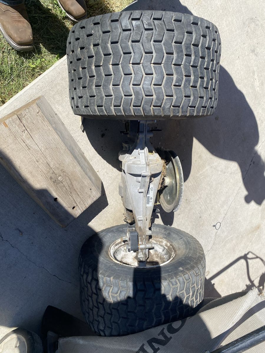 Spicer Dana 6800-1 Transaxle with Carlisle Turf Saver 18x9.50-8NHS Tires for Riding Mower