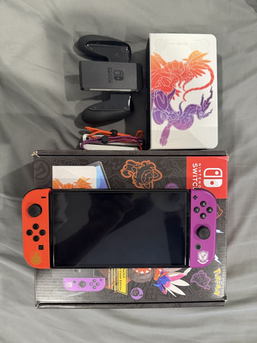 Nintendo Switch Oled Pokemon Scarlet And Violet