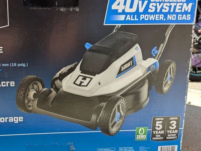 Hart Electric Mower 40V new open box NO BATTERY