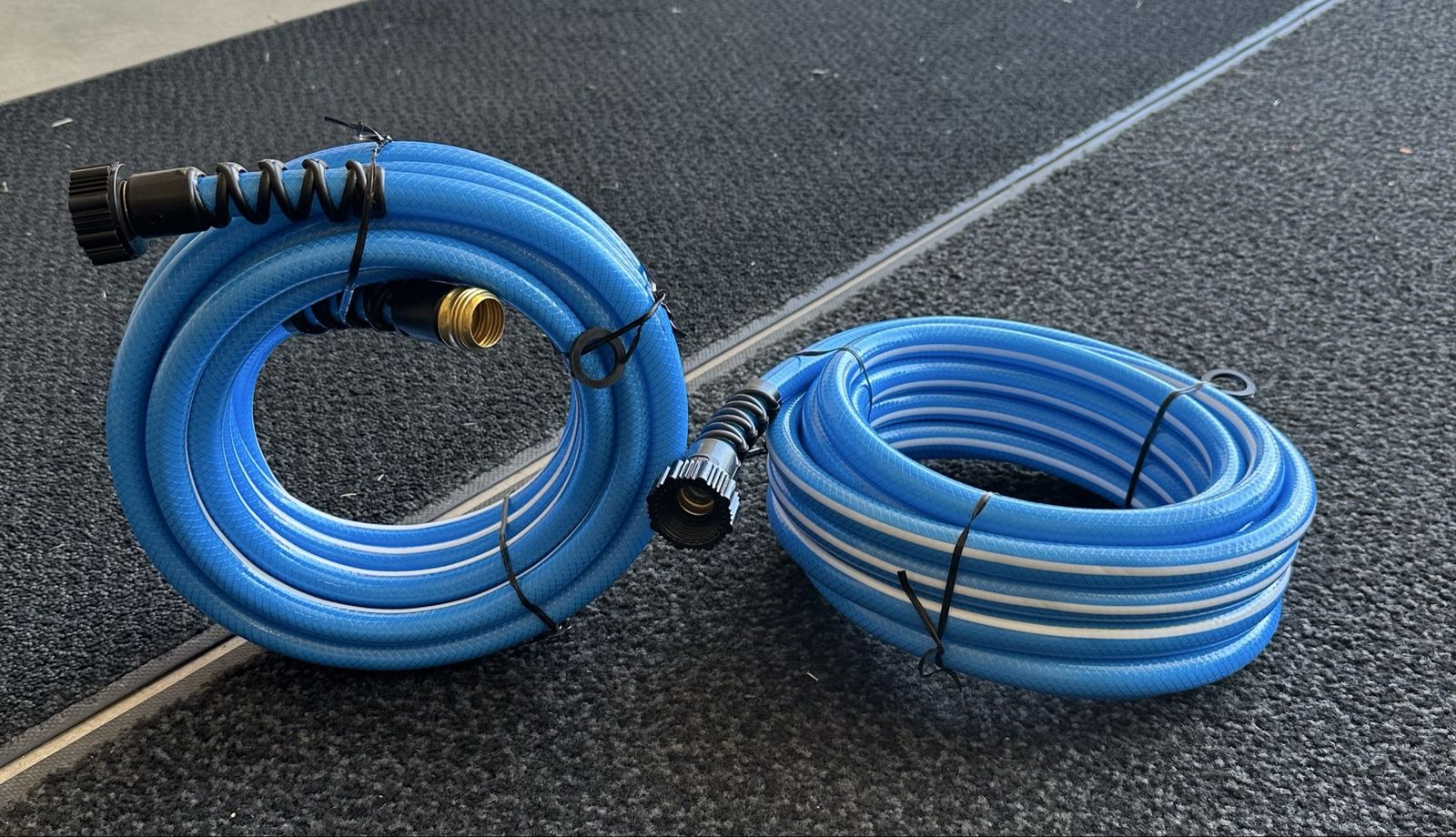 Valera, AquaFresh 1/2”x 25ft. New Blue Garden Hose with Connectors - Durable & Lightweight Water Hose