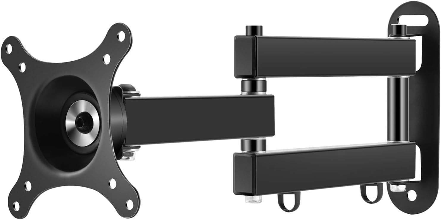 NEW  Stand Wall Mount Full Motion Adjustable LCD Monitor Bracket Compatible with Vesa Patterns