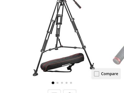 Manfrotto MVH502A Fluid Head and 546B Tripod System with Bag