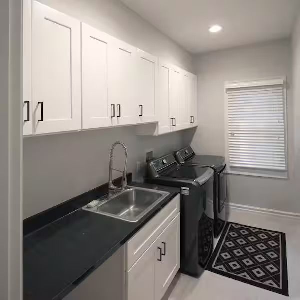 Solid Wood Ready to Assemble Shaker 2 Door Wall Kitchen Cabinets