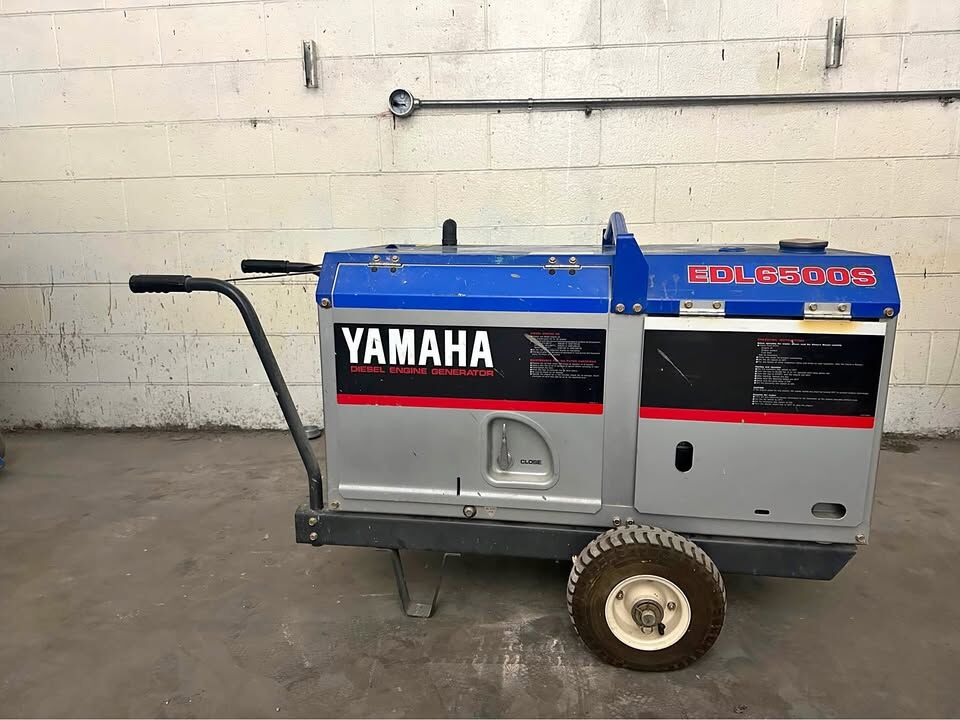 Yamaha EDL6500S Diesel Generator – 6500W – Runs Perfect – 240V – Heavy Duty $3,400
