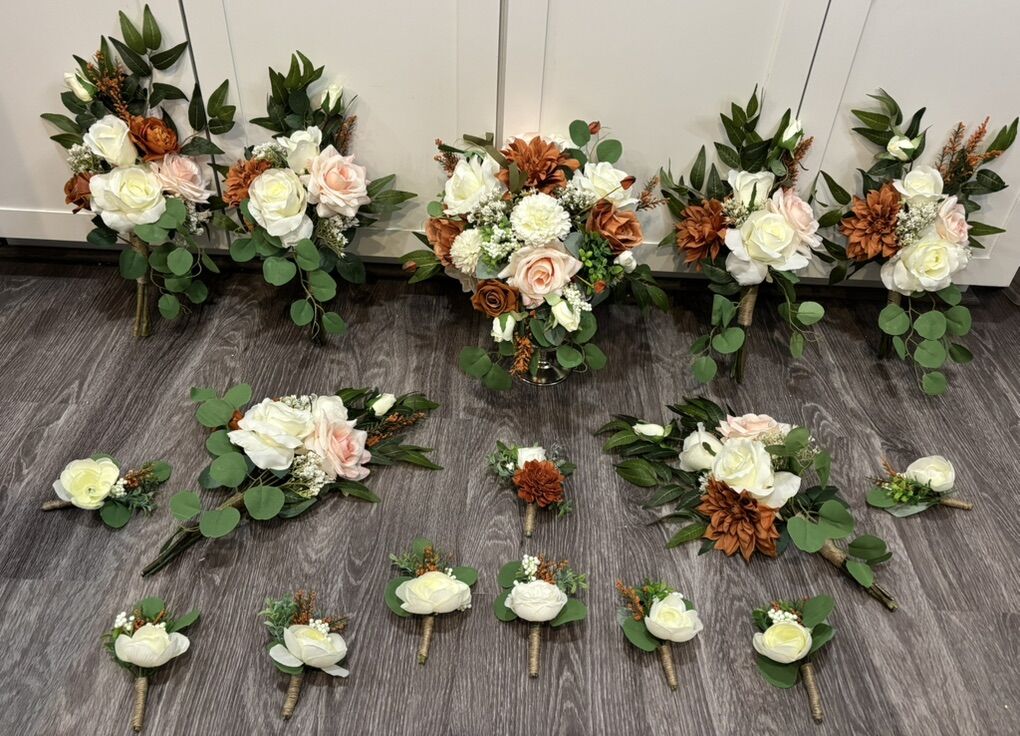 19 Piece Wedding Flower Set