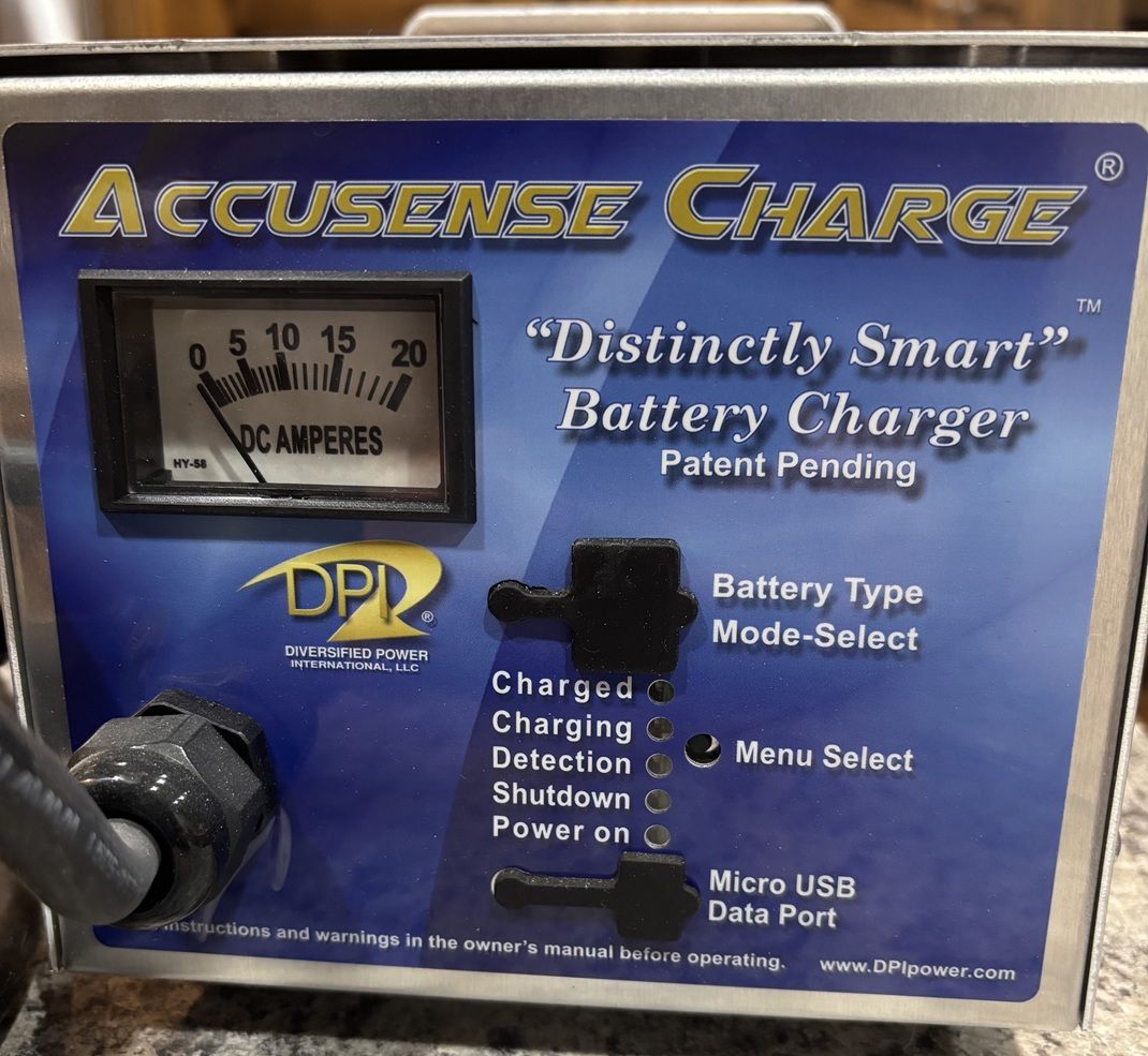 ACCUSENSE Charge - 48V Battery Charger - For Golf Cart