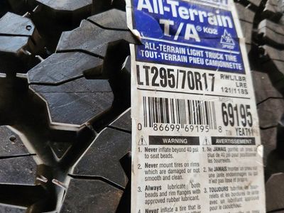 295/70r17 bfgoodrich all terrain Ko2