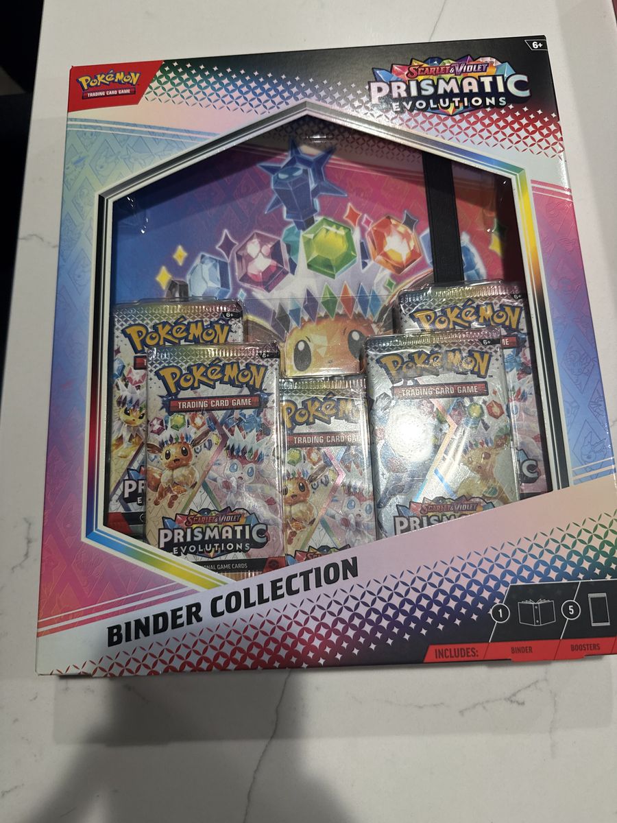 Pokemon Prismatic Evolutions Binder Collection