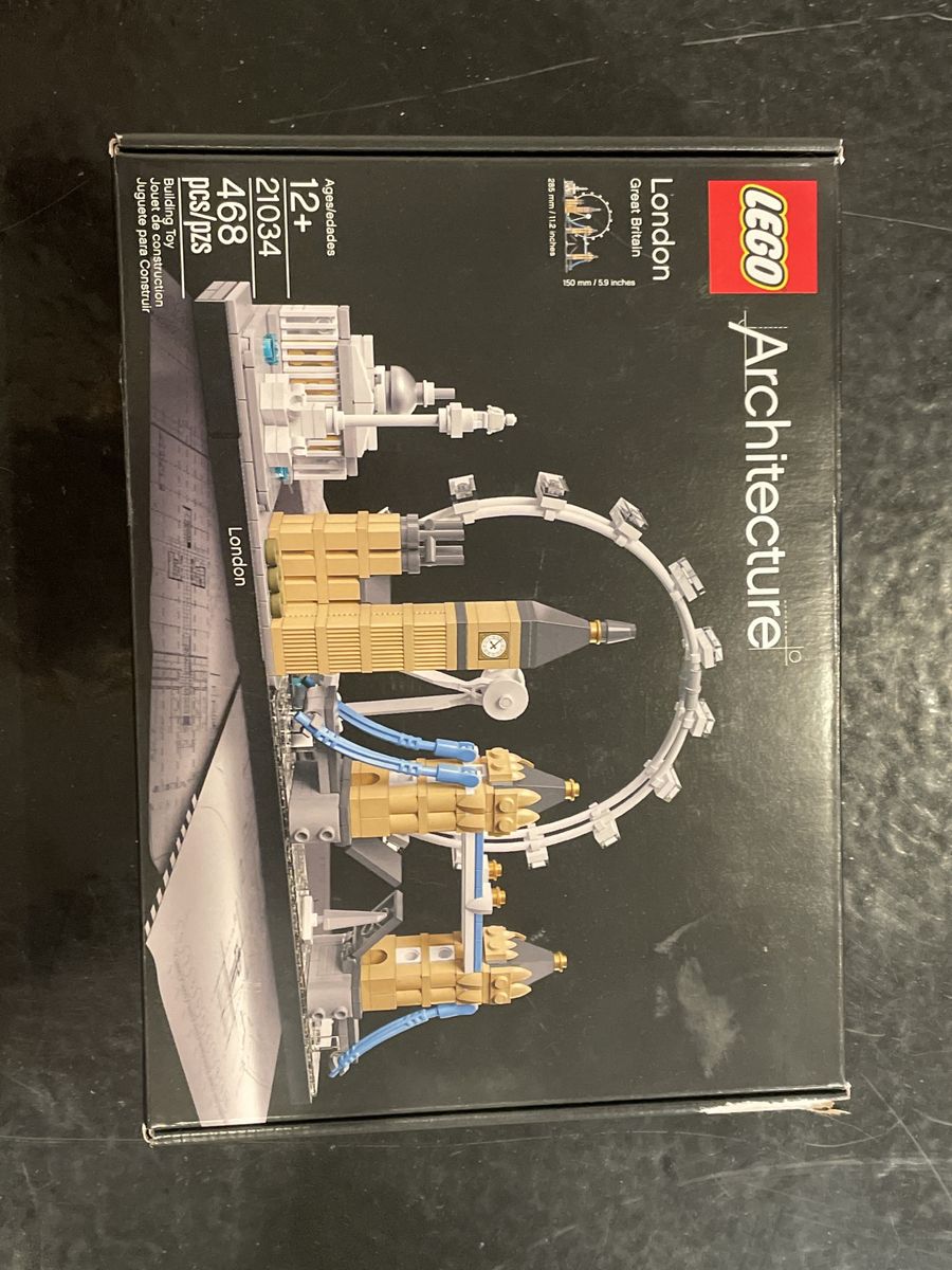 LEGO Architecture 21034 London Skyline Building Toy Set - 468 Pieces, Ages 12+