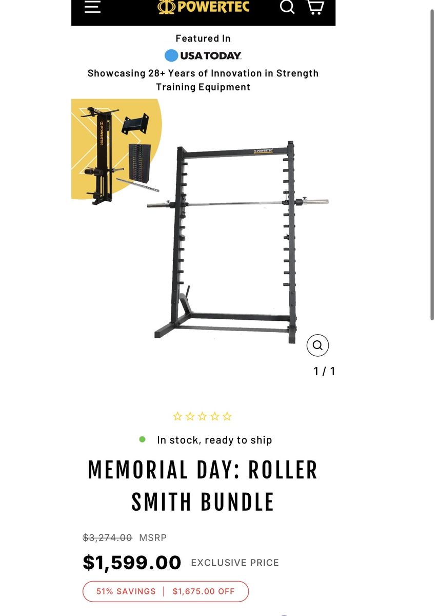 Smith Machine PowerTec