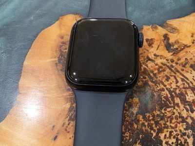 Apple Watch Black with Silicone Band Used
