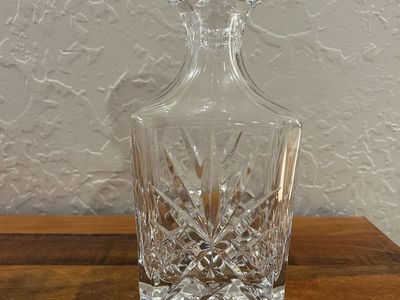 Crystal Whiskey decanter