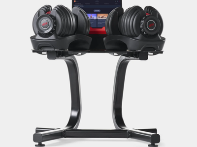Bow flex Dumbbell Set and Bench