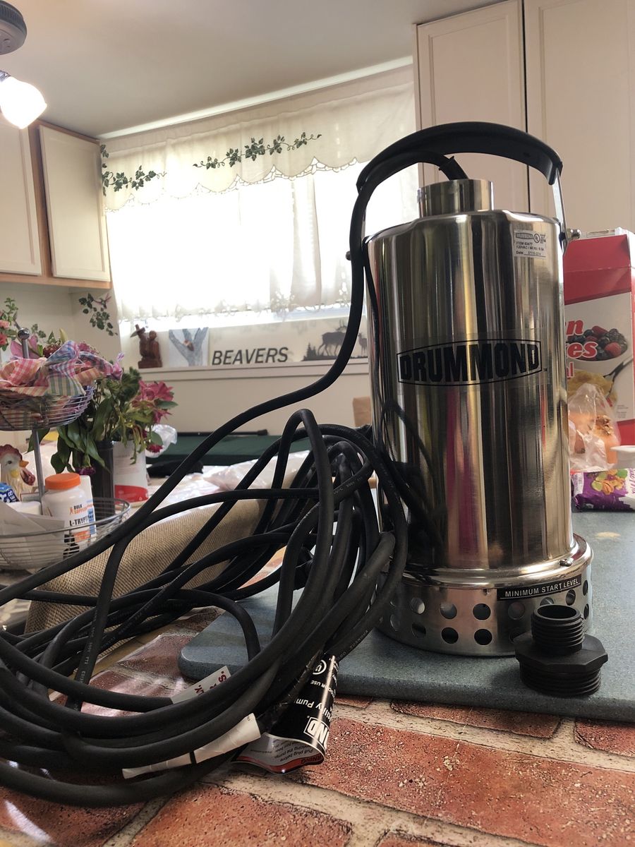 Drummong Submersible Pump Commercial Grade Heavy Duty    Stainless Steel