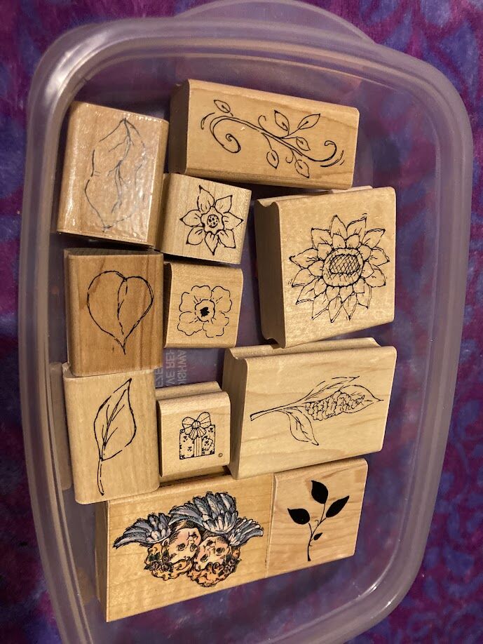 Wooden Stamps Set