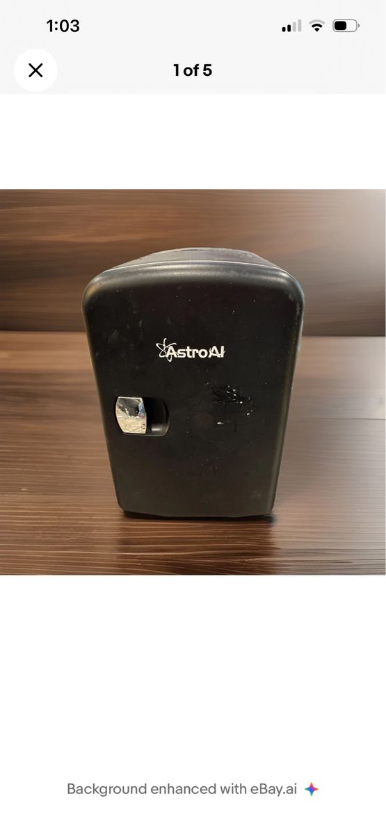 Astro Ai Mini Desk Top Fridge Working Great For Keeping Drinks Cold At Work