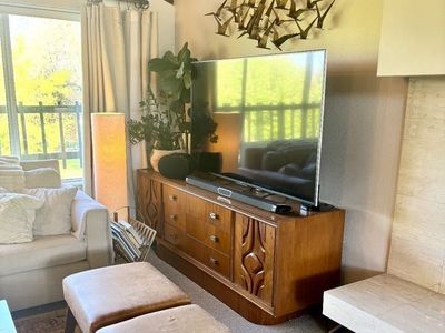 Beautiful Mid Century Modern Credenza, entertainment center, vintage MCM, Paul Evans Brutalist style