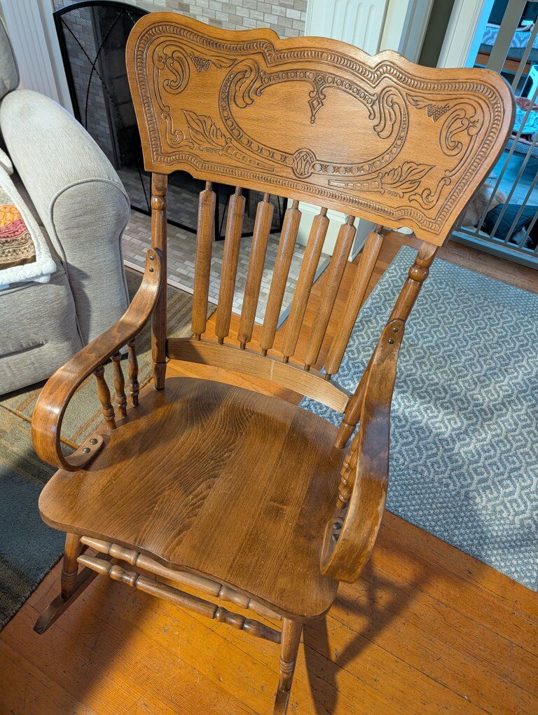 Vintage Yugoslavian Rocking Chair