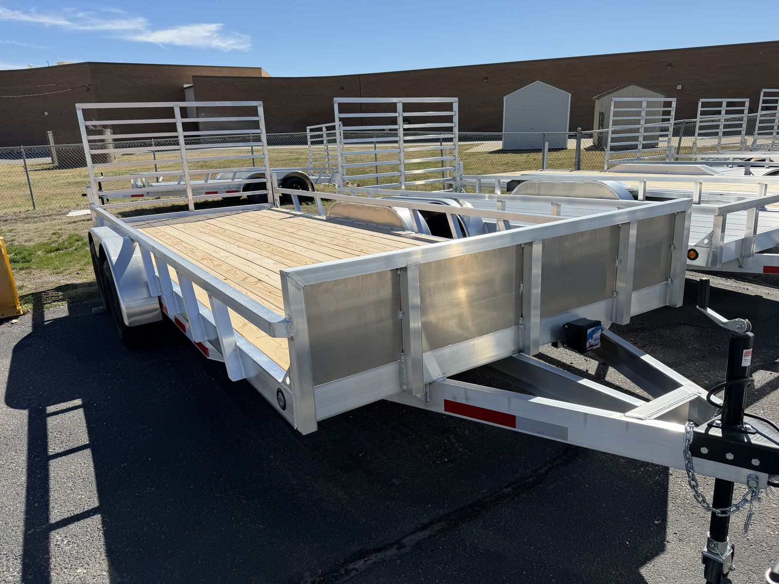 26 Baughman 7x18 Utility W/ Rockgaurd Aluminum