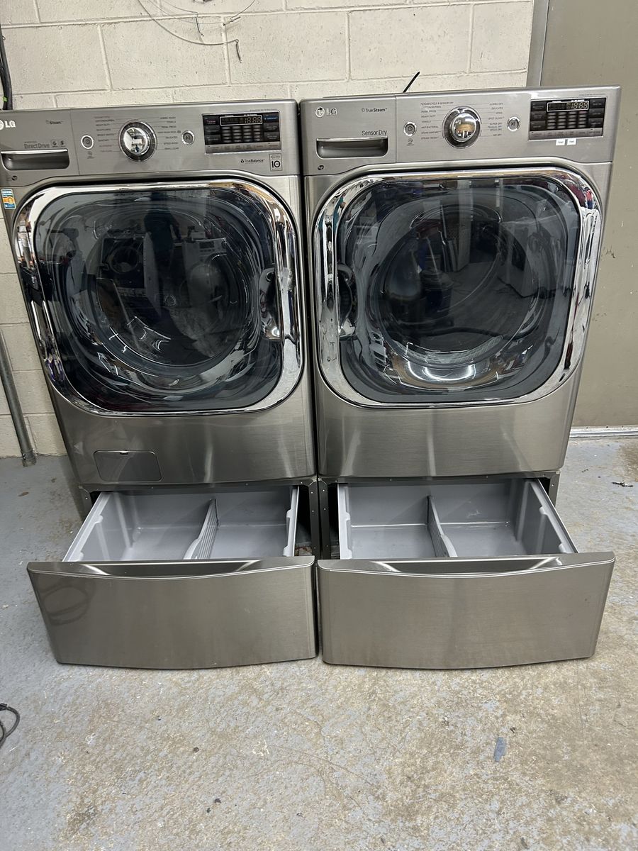 LG MEGA capacity washer and Gas dryer