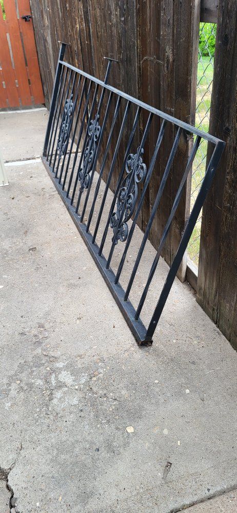 porch hand rail.