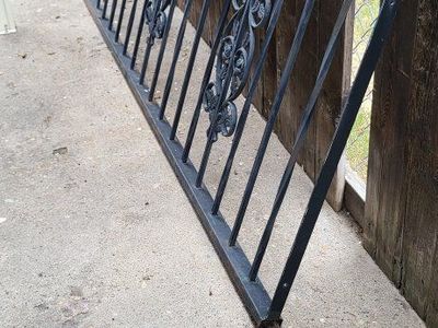 porch hand rail.