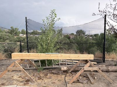 10” Rough Cut Pine Beam