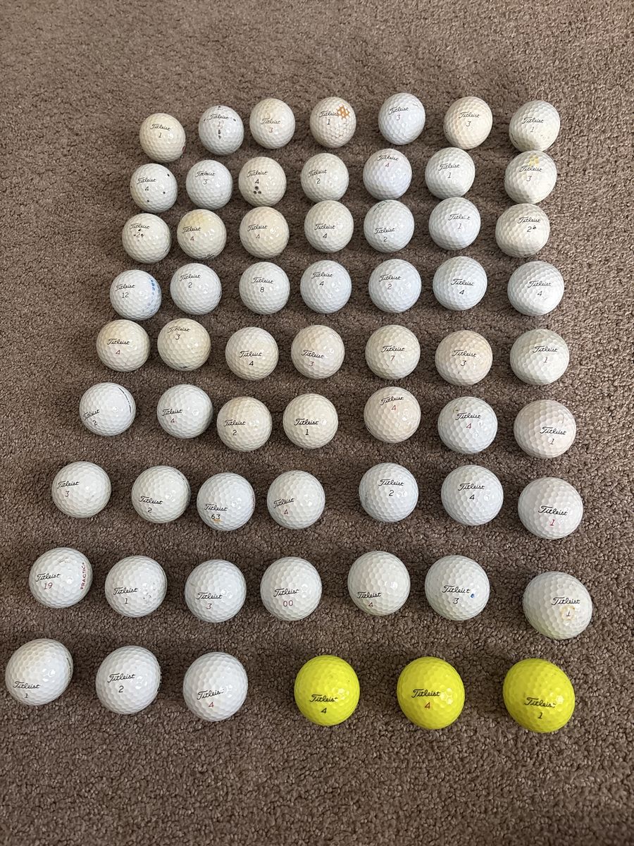 Golf balls - Prov1 and Prov1x titleist $1 per ball