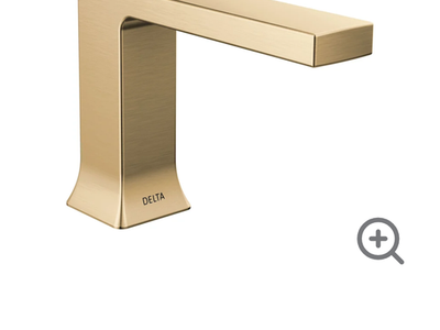 Delta bathroom faucet NIB gold champagne