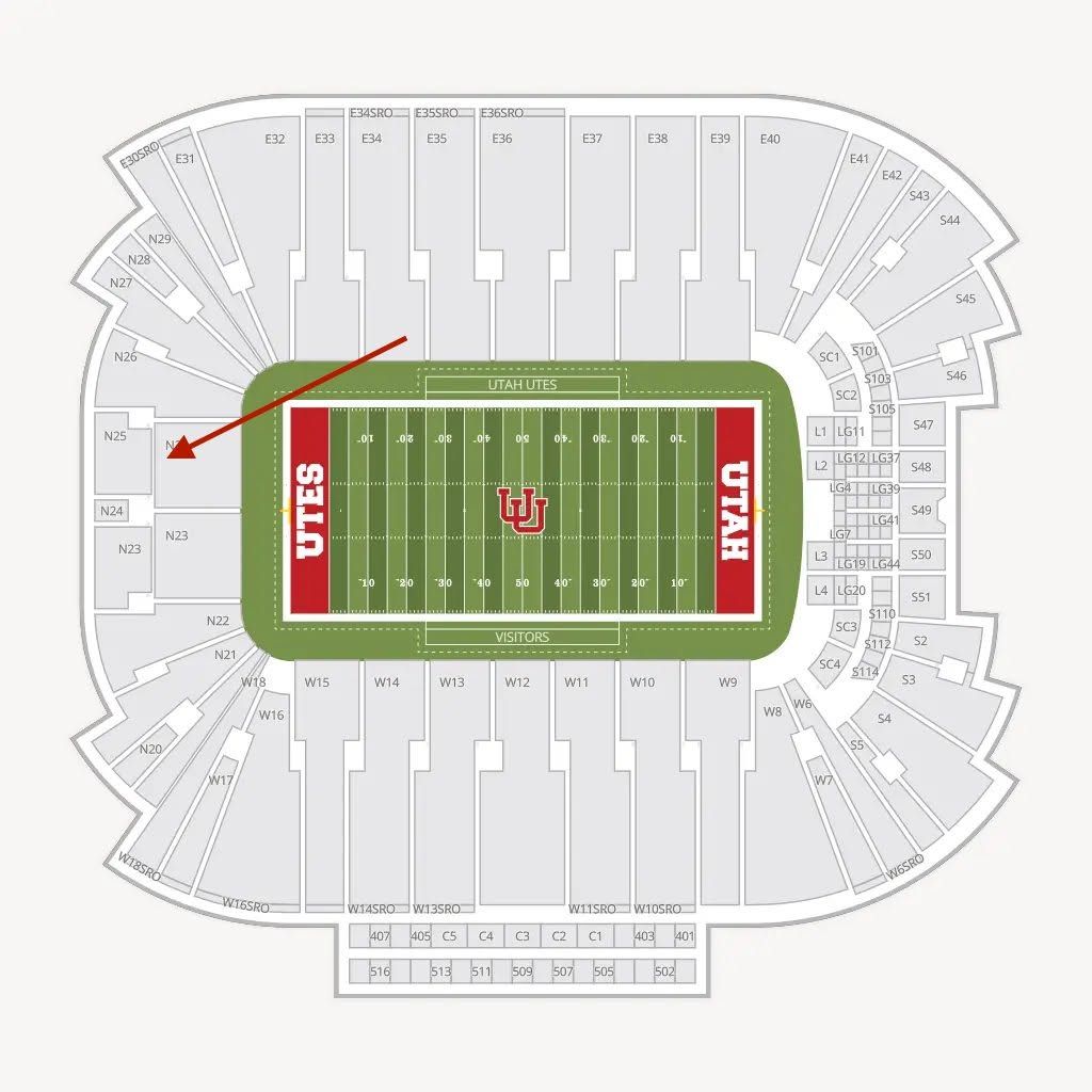2026 Utah Tickets for Sale - 30-days Until Kickoff - Great Lower Bowl Seats in the NORTH END ZONE!!!