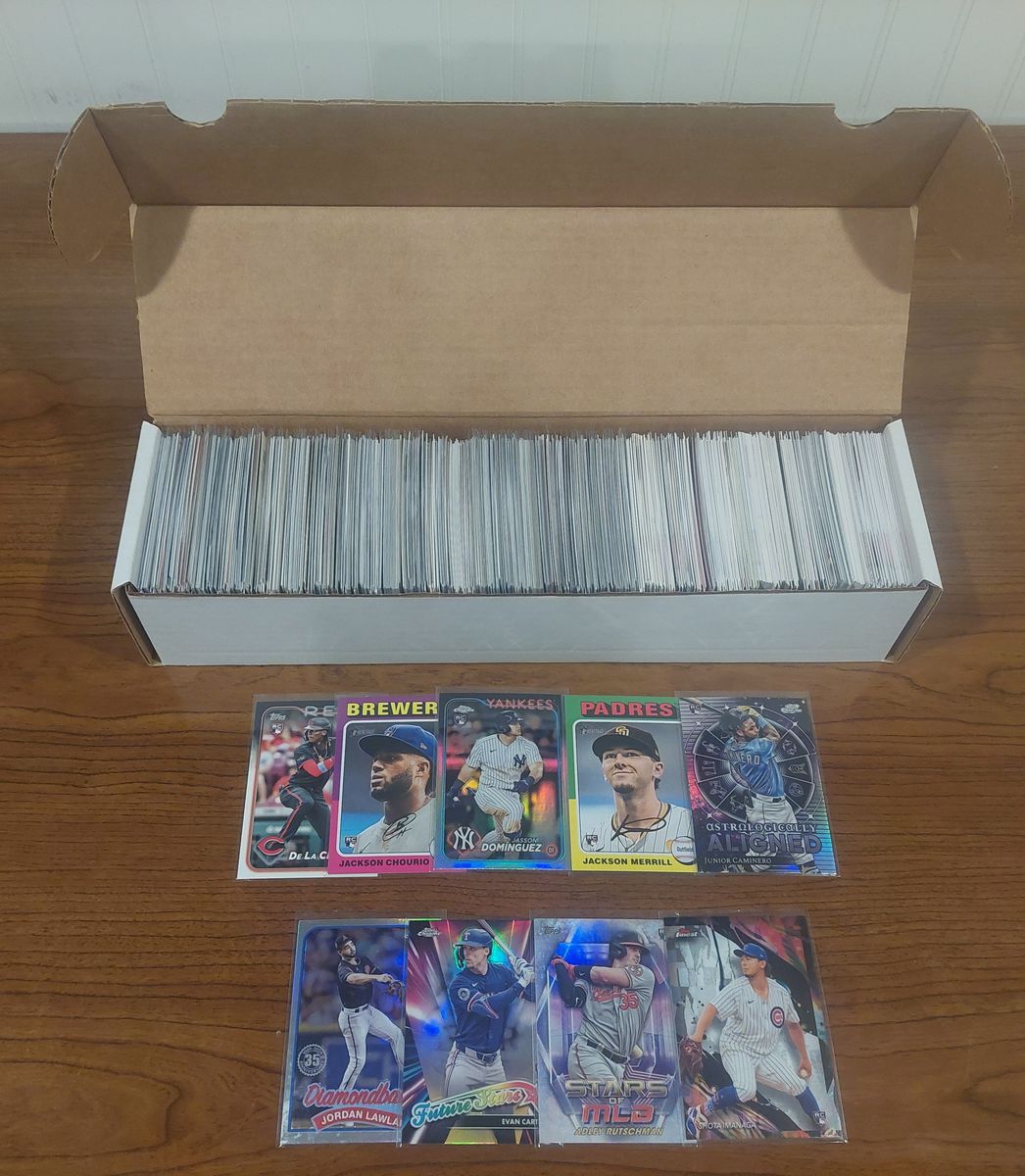 HUGE 530+ BASEBALL CARD LOT – LOADED WITH ROOKIES, PARALLELS & YOUNG STARS 
