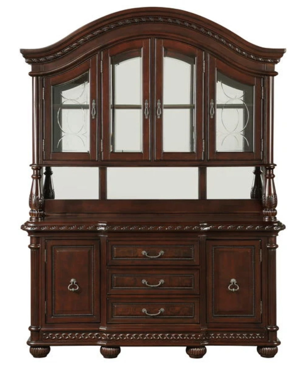 Glass Cabinet Hutch