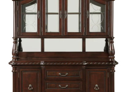 Glass Cabinet Hutch